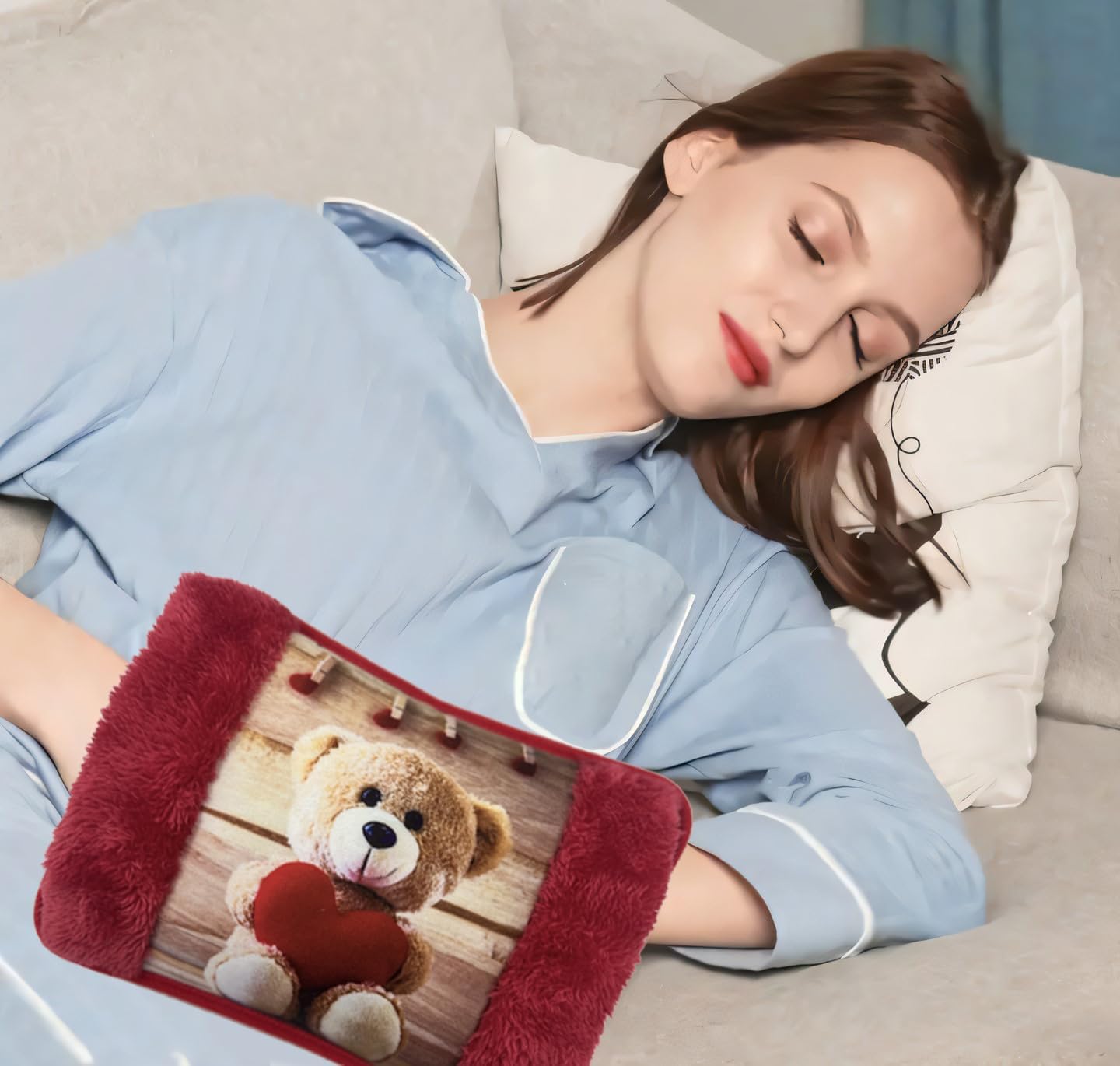 Borsa dell’Acqua Calda Elettrica in Peluche – Calore e Comfort Istantaneo