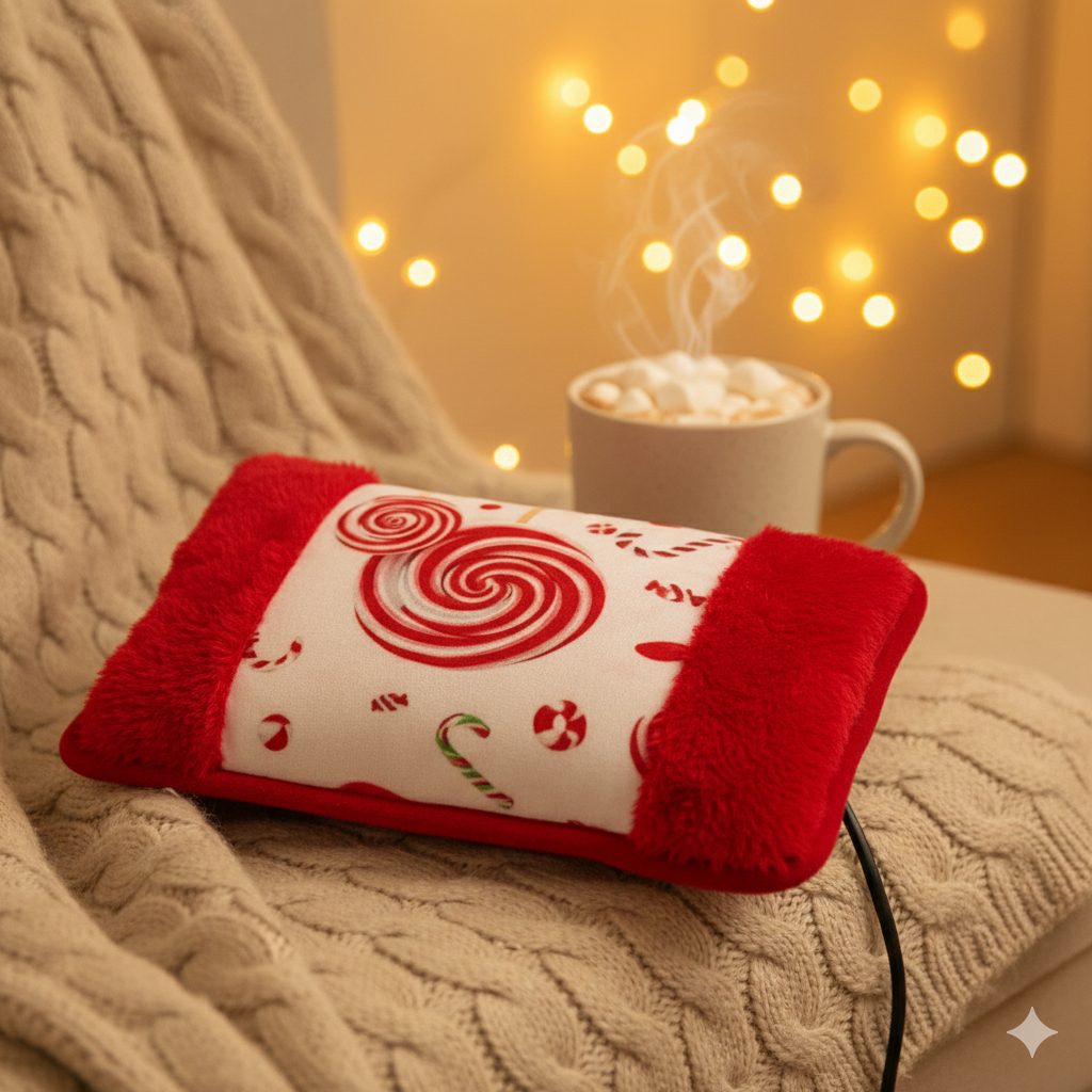 Borsa dell’Acqua Calda Elettrica in Peluche – Calore e Comfort Istantaneo
