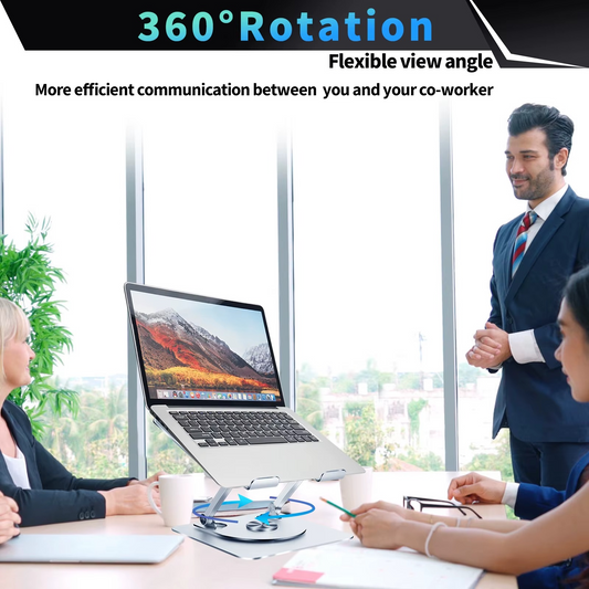 Supporto ergonomico regolabile a 360° per PC portatile